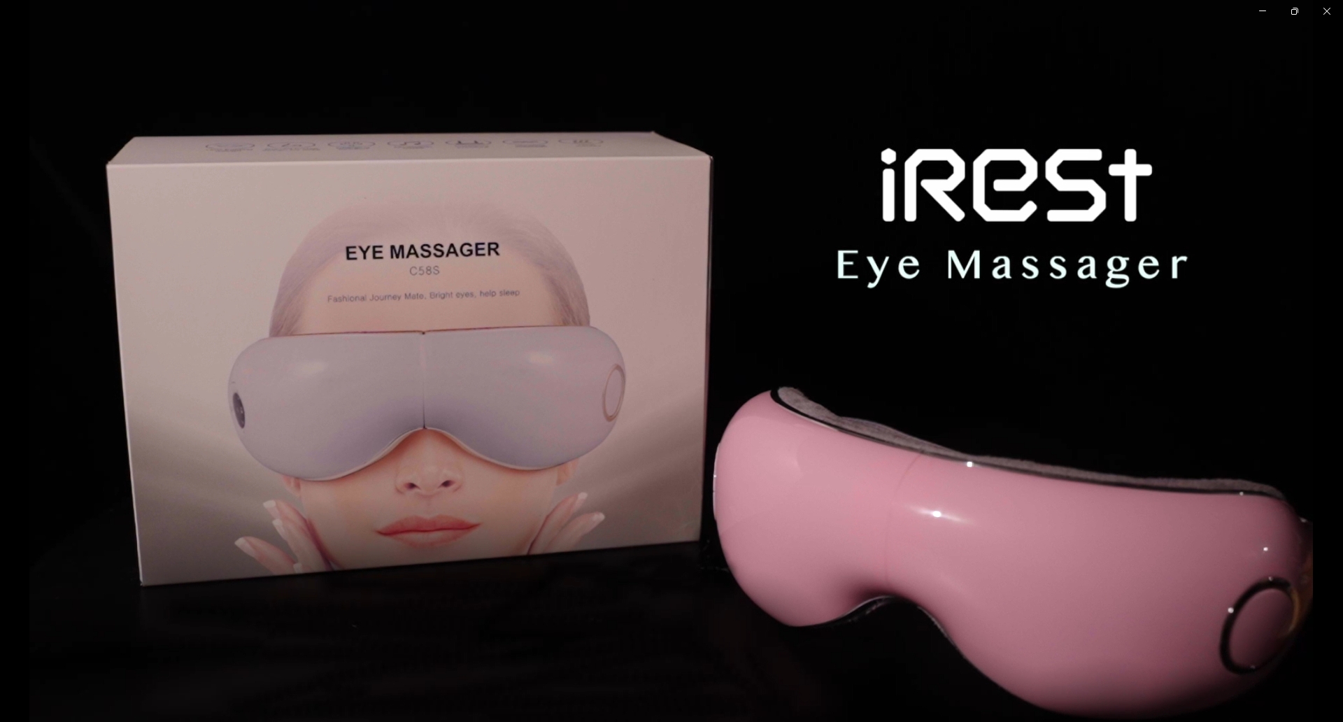 EYE MASSAGER アイマッサージャー Amazon.com: iRest Eye Massager with Heat Compression and Vibration